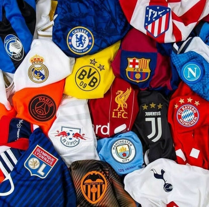 Mystery Box Camisetas Futbol Europeo - (3 a 6 Camisetas)