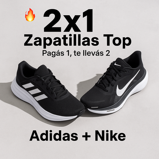 2x1 Adidas Galaxy + Nike zoom