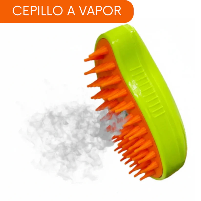 Cepillo a Vapor para Mascotas 3 EN 1