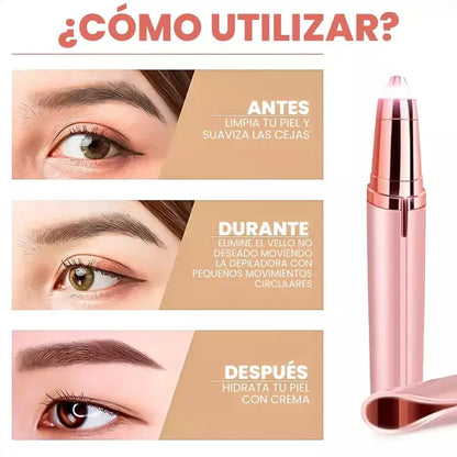 2x1 depiladora corporal + depiladora cejas
