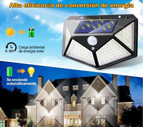 ámpara Solar con Sensor de movimiento – Seguridad automática y ecológica cada noche