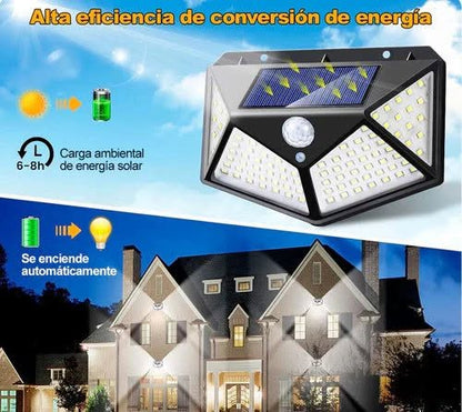 ámpara Solar con Sensor de movimiento – Seguridad automática y ecológica cada noche